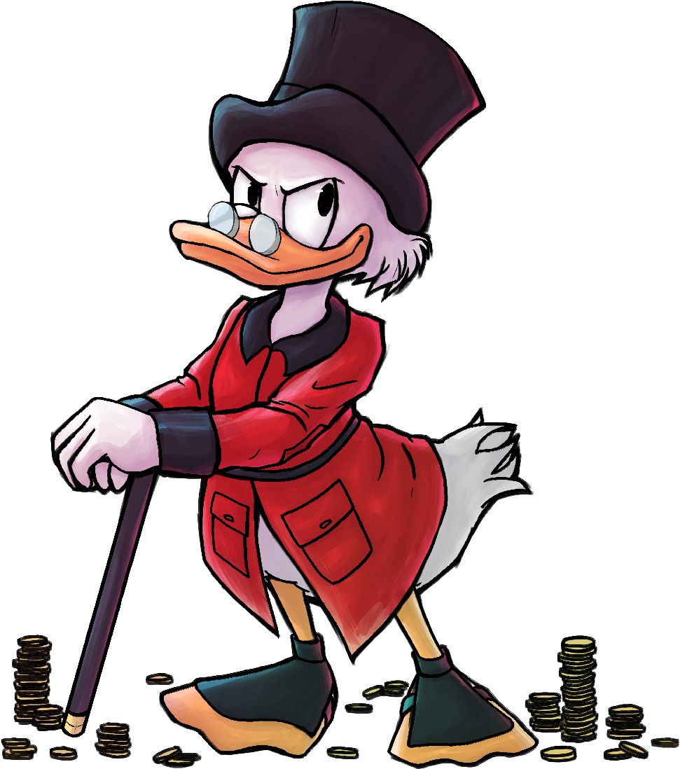 Last Time I Drew Scrooge I Was About 11 Years Old - Cartoon Clipart (1000x1131), Png Download