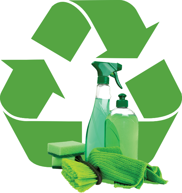 Green Cleaning Is The New Standard - Vector Recyclable Icon Png Clipart (600x636), Png Download