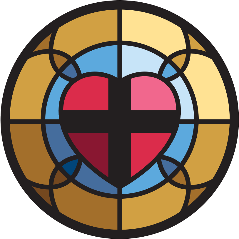 The Color Change Is Also Made To Resemble A Stained - Circle Clipart (1000x1000), Png Download