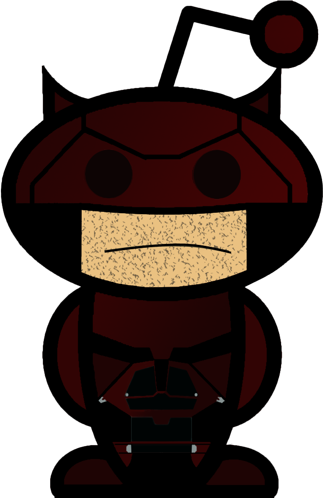 Daredevil Snoo Tweaked - Iron Man Snoo Clipart (736x1024), Png Download