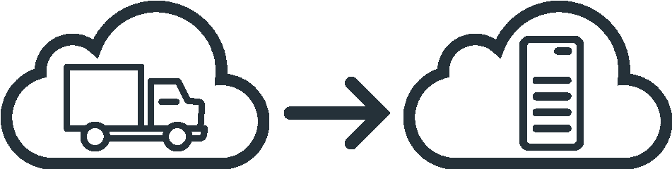 Migrate To A New Host Clipart (1000x400), Png Download