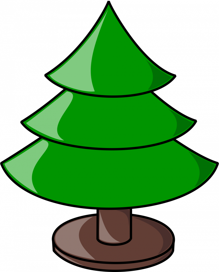 Clipart Christmas Tree Plain Clip Art Free Preschoolchristmas - Christmas Tree Not Decorated - Png Download (728x904), Png Download