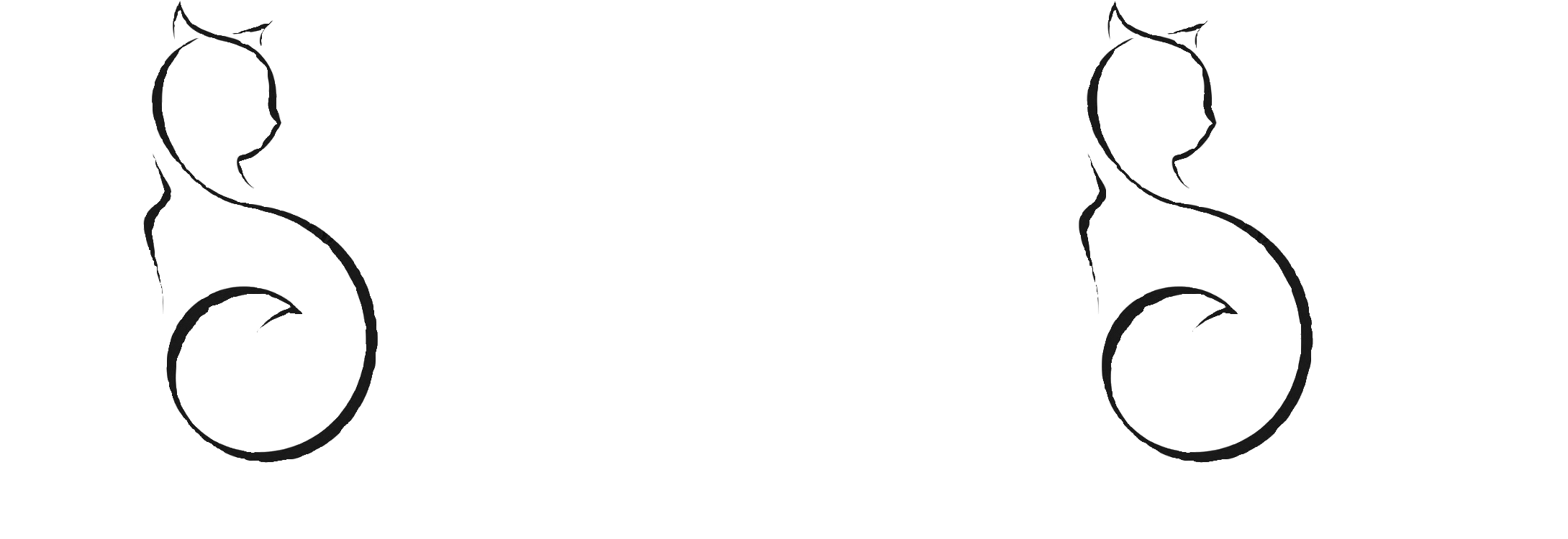Adoreadoll Cattery South Africa - Line Art Clipart (2204x769), Png Download