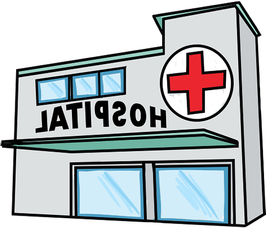 Clipart Of Facilities, Hospital And Facility - Hospital Em Desenho Colorido - Png Download (650x541), Png Download