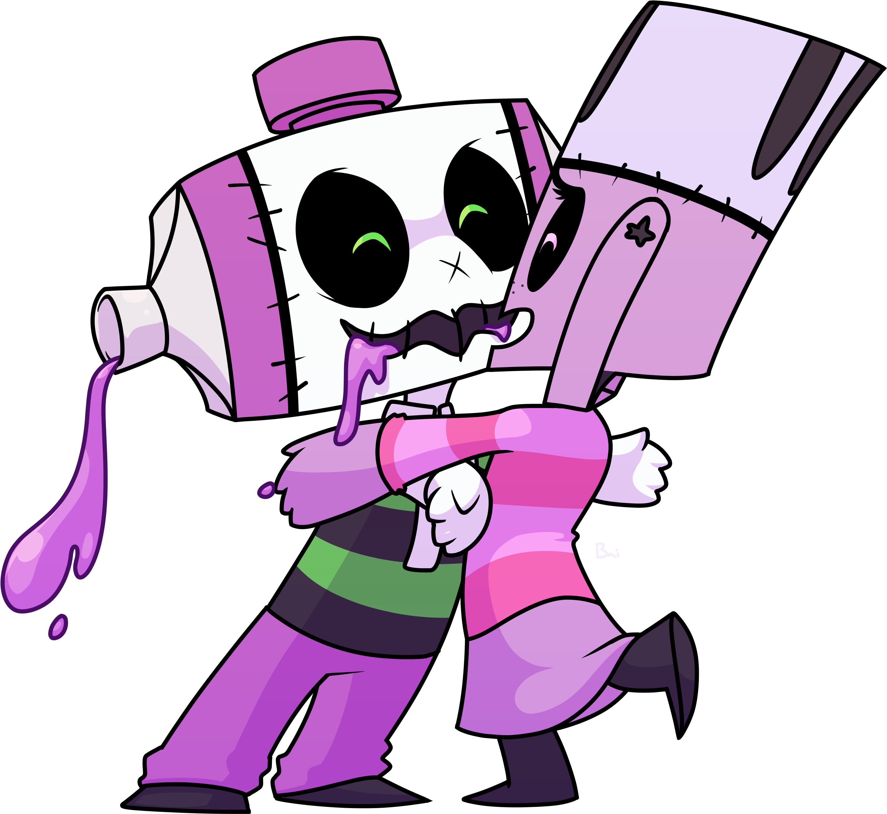 Tubey N Noisy - Midnight Horror School Noisy Clipart (2890x2749), Png Download