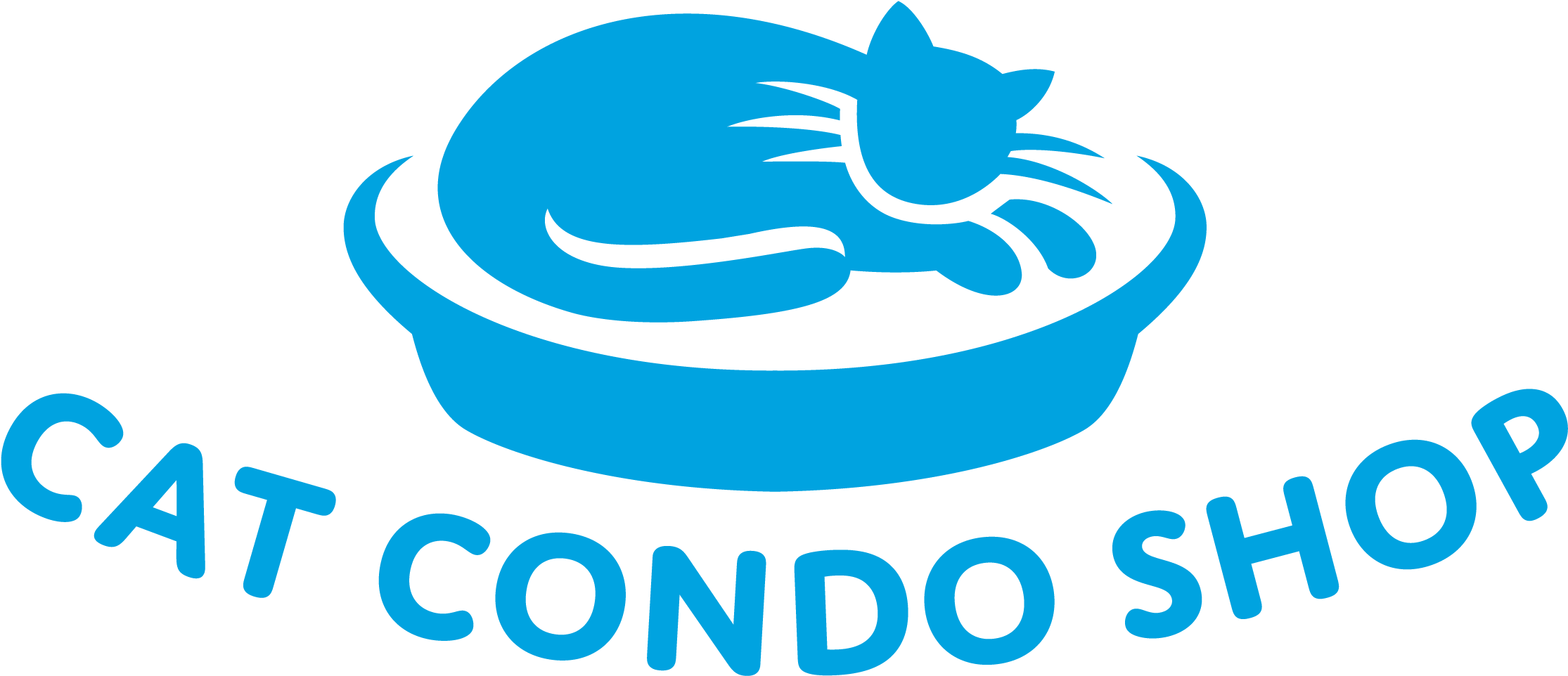 Cat Condo Shop Clipart (2287x985), Png Download