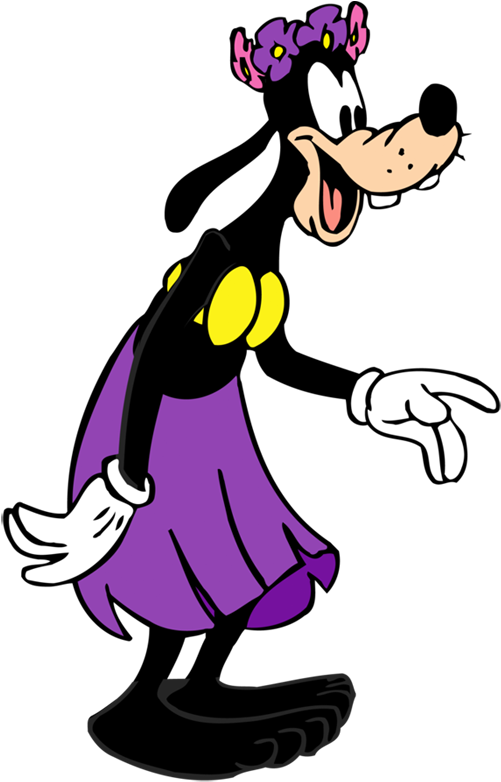 Island Goofy - Cartoon Clipart (525x798), Png Download