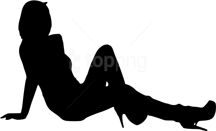 Free Png Woman Silhouette Png - Sexy Lady Silhouette Transparent Background Clipart (851x515), Png Download