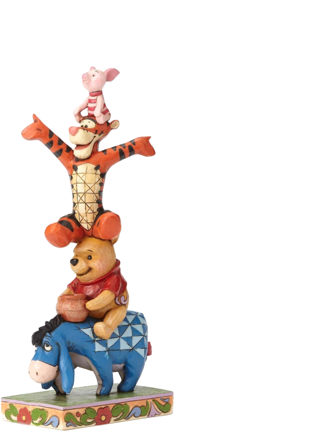 Jim Shore Disney Traditions Winnie The Pooh Friends - Disney Traditions Winnie The Pooh Clipart (947x947), Png Download