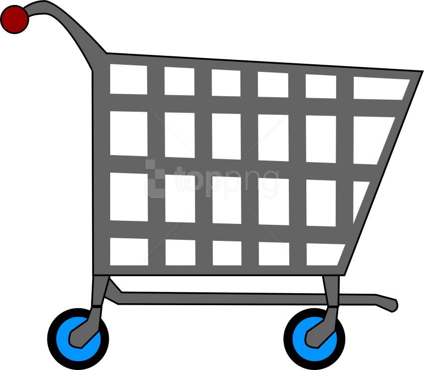 Download Shopping Cart Clipart Png Photo - Cute Shopping Cart Clipart Transparent Png (850x742), Png Download