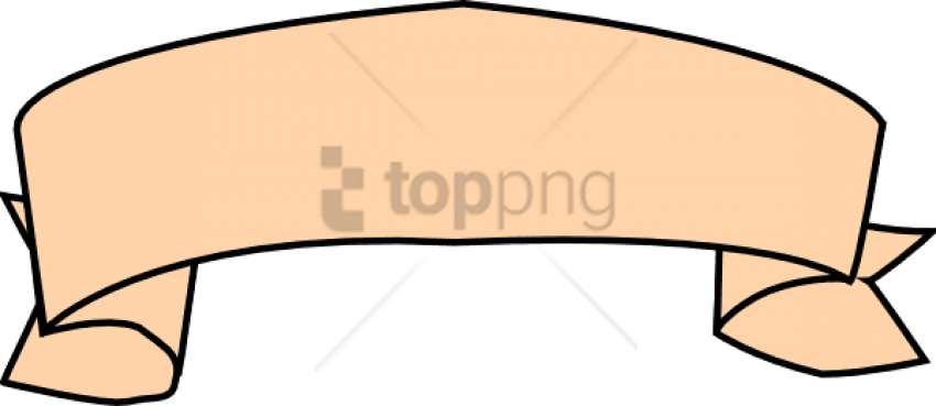 Free Png Download Banner Beige Png Images Background - Banner Png Clipart (850x369), Png Download