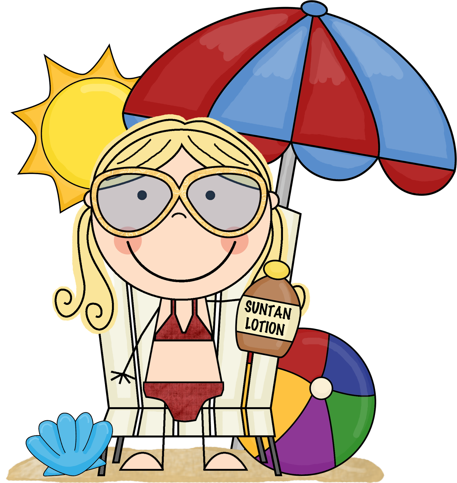 Wednesday, July 3, - Synonyms And Antonyms Ocean Beach Theme Clipart (1515x1600), Png Download