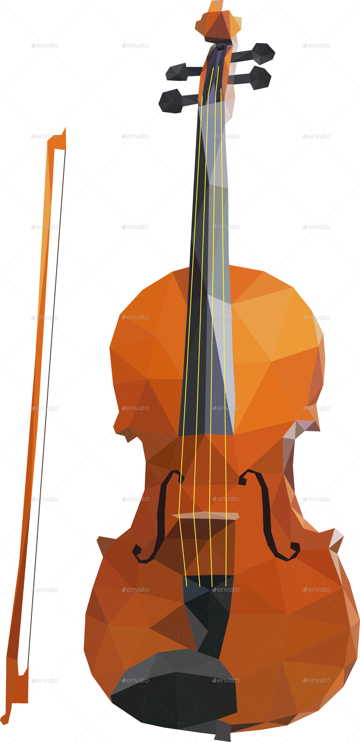 Violin - Blue Colour Violin Clipart (1192x2453), Png Download
