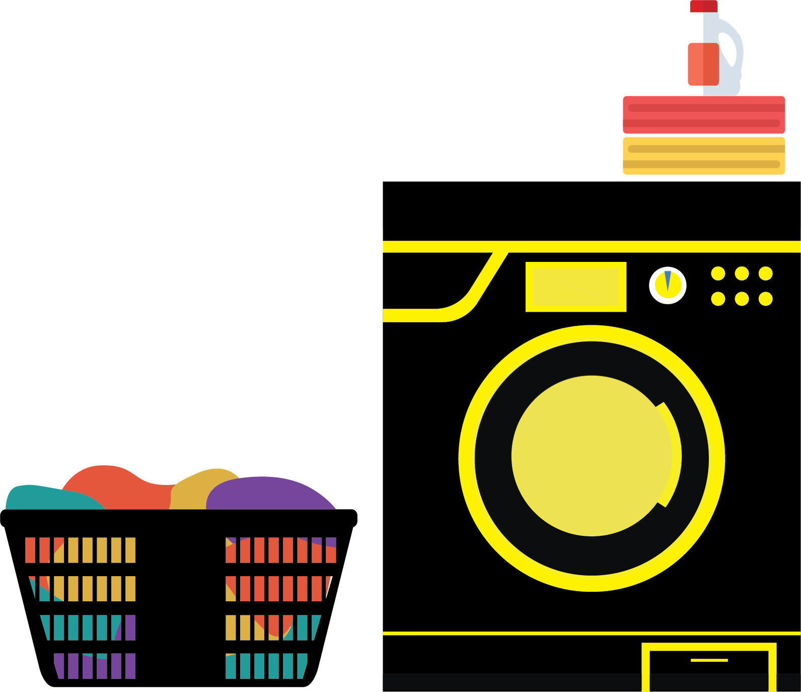 Washing Machine Repair & Service Clipart (1591x1374), Png Download