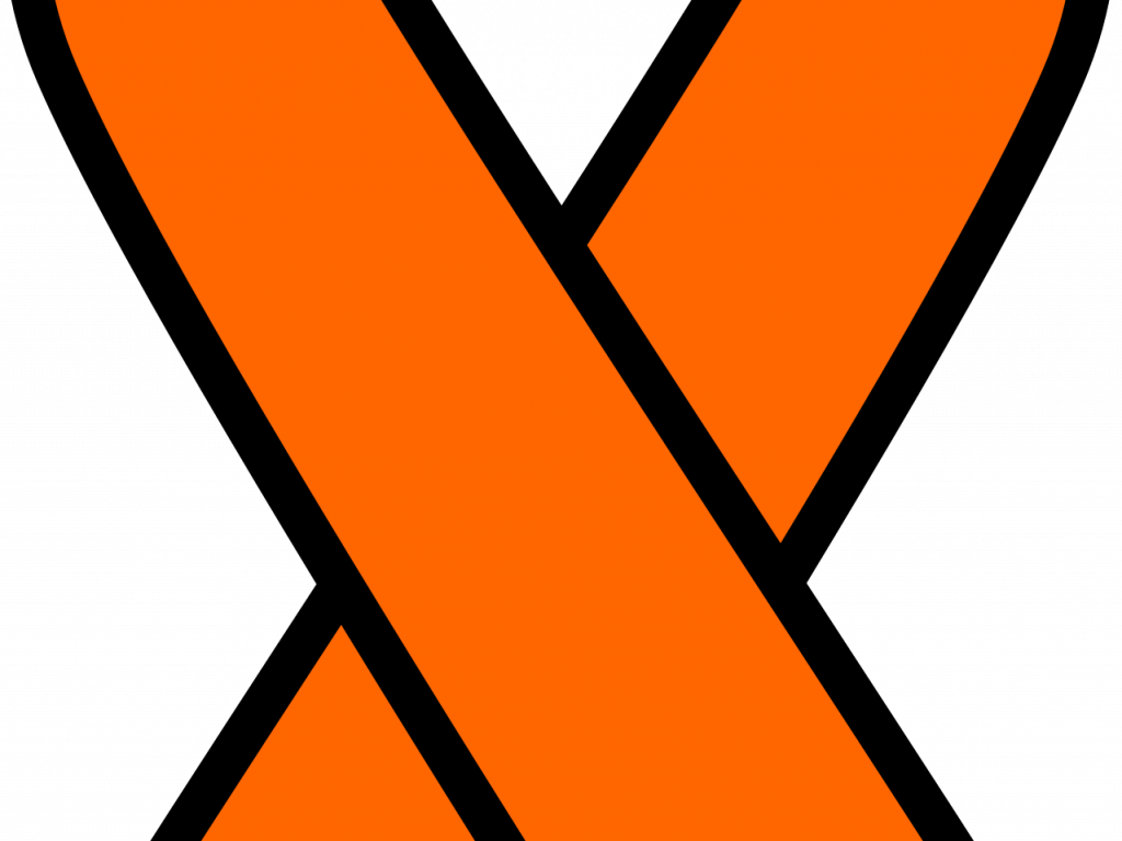 Download Charming Ideas Orange Cancer Ribbon Image Clipart (1024x768), Png Download