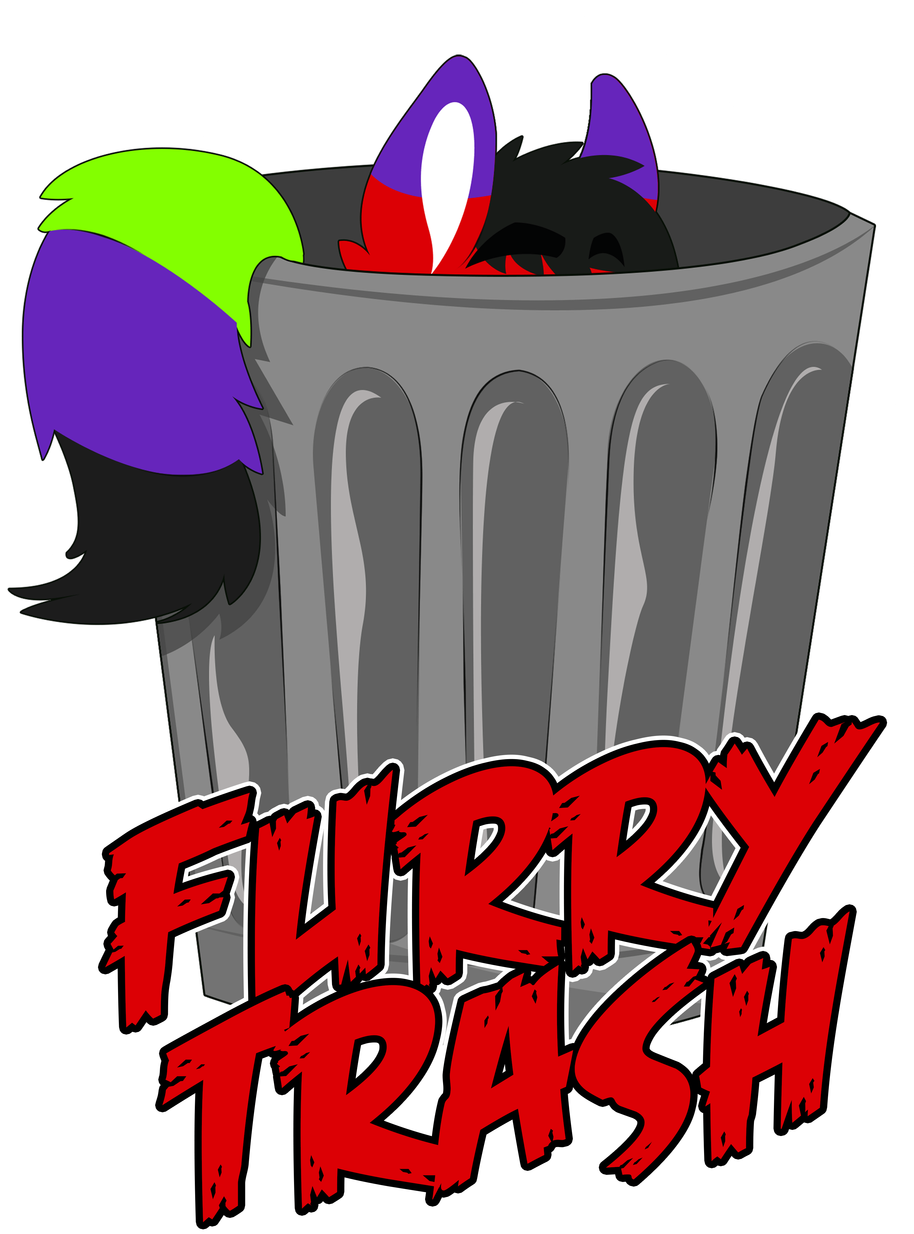 Furry Trash Majira Charity Shirt Artworktee Png Furry Clipart (3152x4257), Png Download