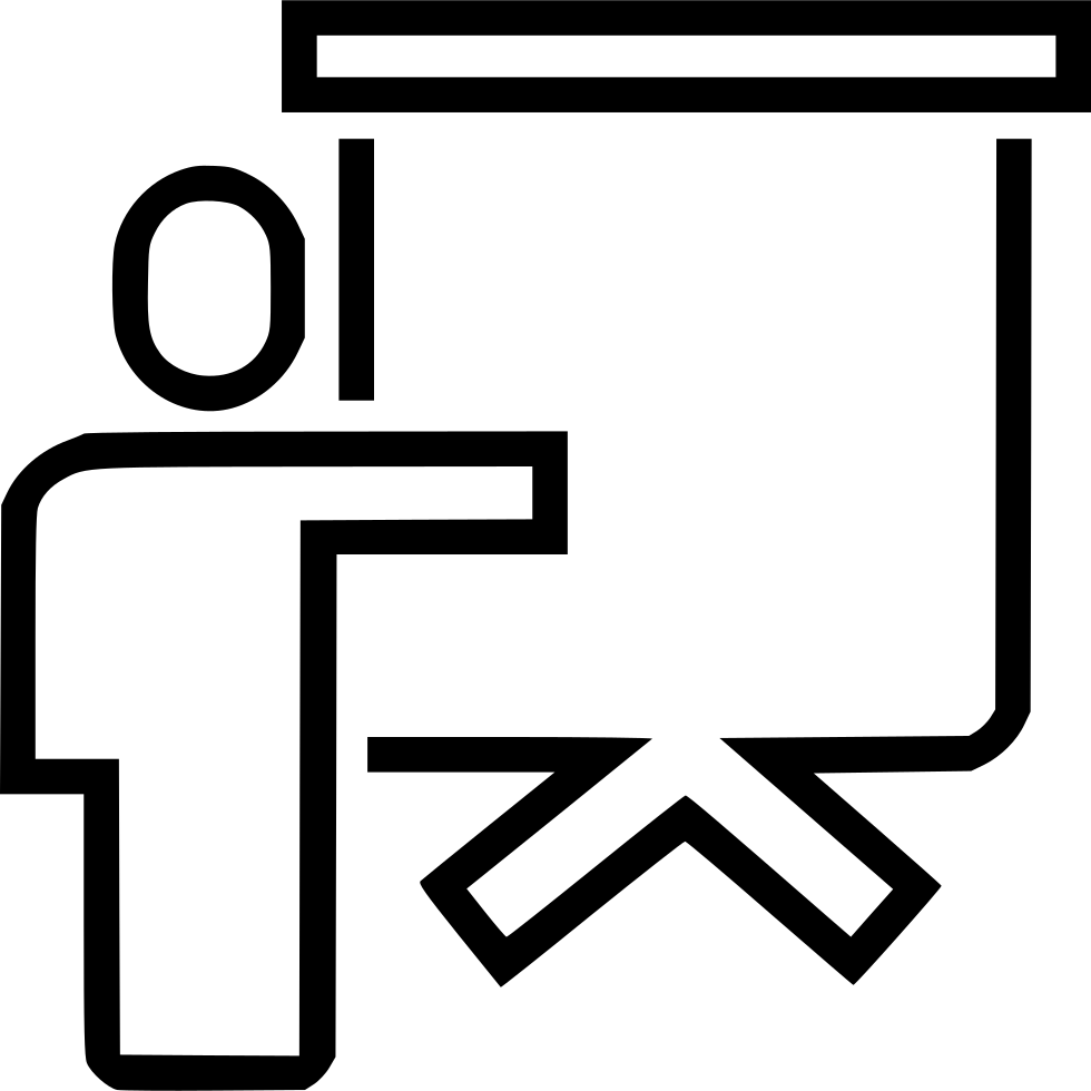 Man Human Whiteboard Presentation Right Direction Comments Clipart (980x980), Png Download