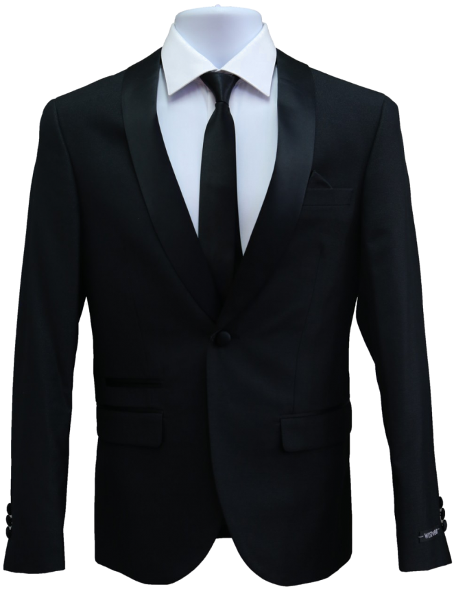 Black Suit Png Transparent Image - Suit Clipart (683x1024), Png Download