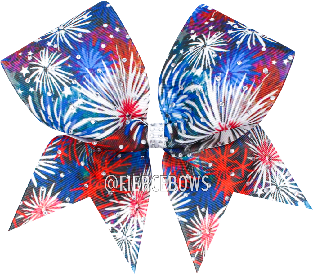 Baby You're A Firework Sublimated Bow - Earrings Clipart (1024x1024), Png Download