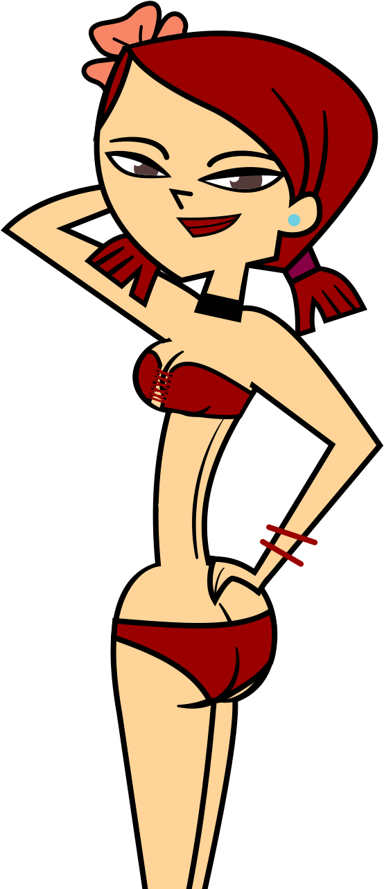 Td Zoey In Bikini By Gordon003 - Total Drama Sexy Zoey Clipart (600x1292), Png Download