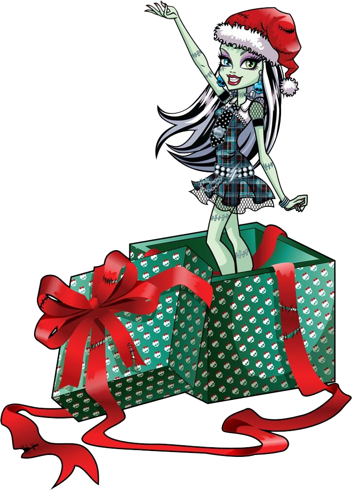 Monster High Luna™ - Monster High Christmas Png Clipart (724x1007), Png Download