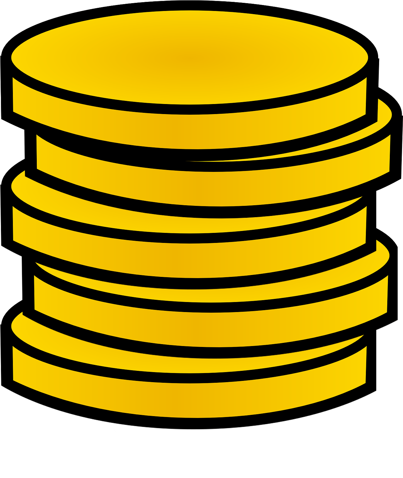 Coins05 - Coins Clipart - Png Download (1280x2082), Png Download