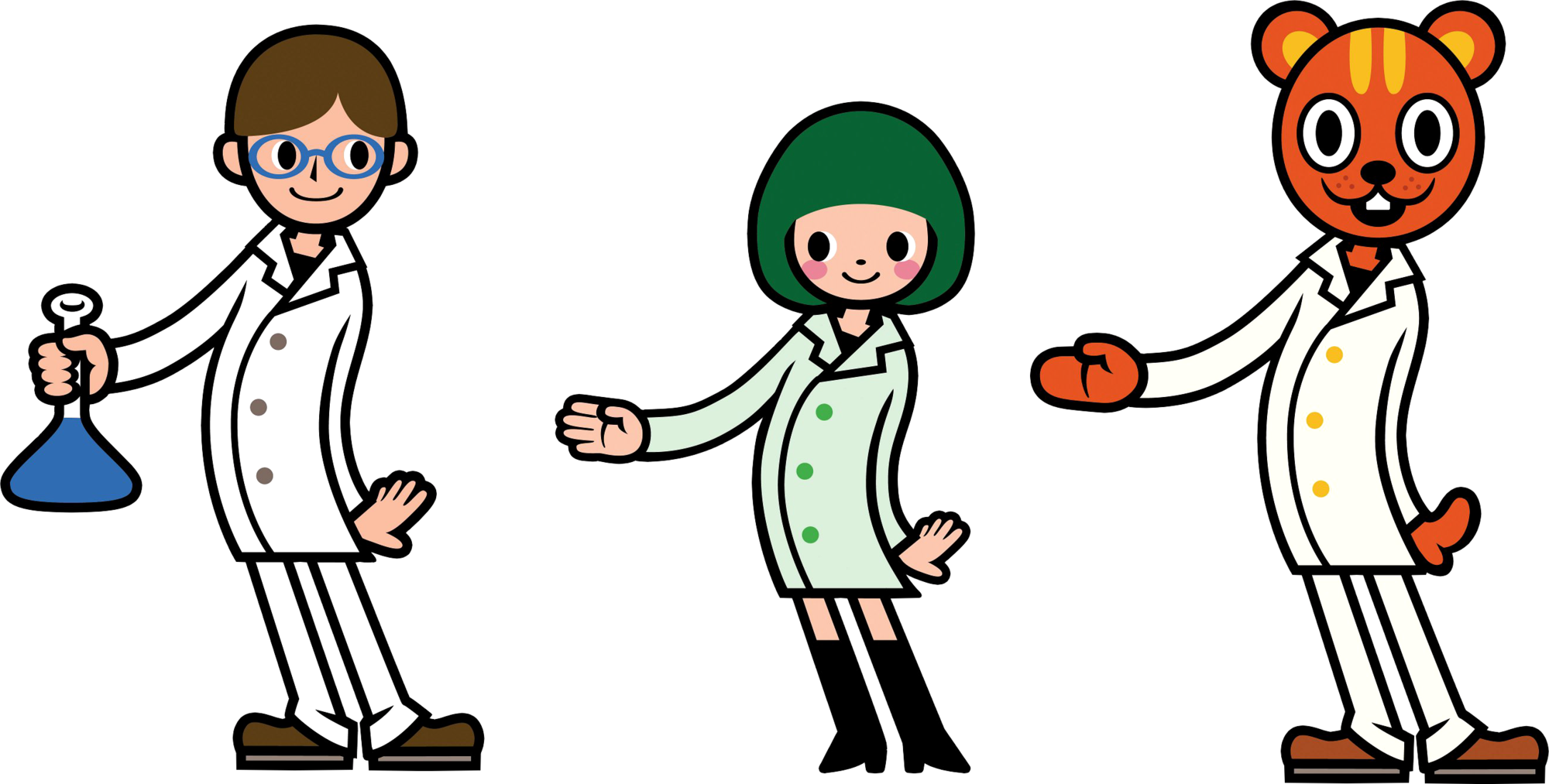 Research Scientists Of Love Lab Clipart (2000x1013), Png Download