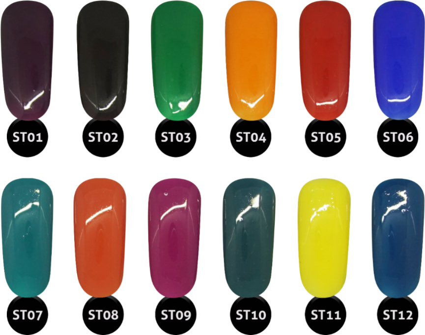 Gel Aora All In One Mood Change And Glow In The Dark - Nail Polish Clipart (1005x795), Png Download