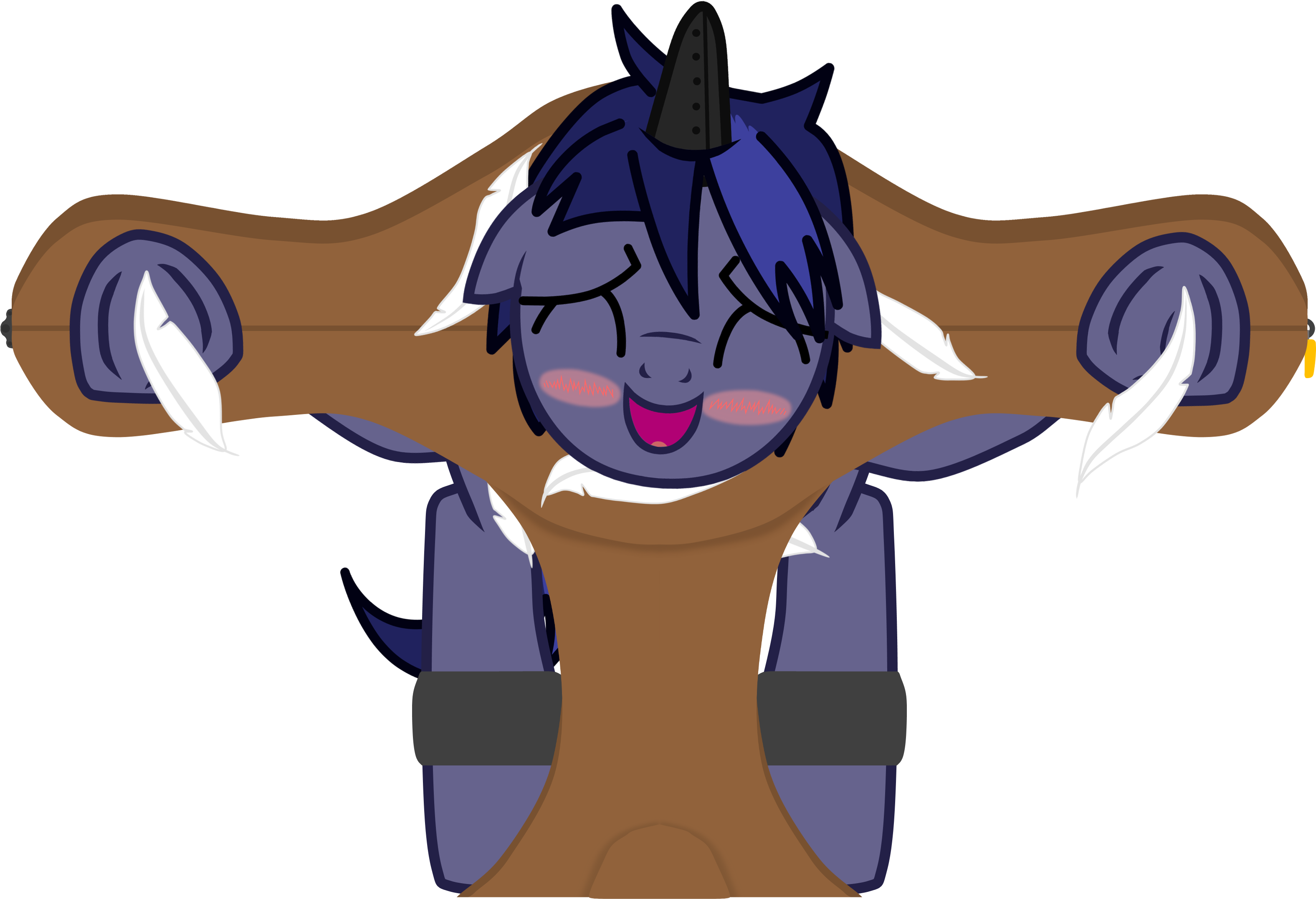 Ears Down, Embarrassed, Eyes Closed, Facing The Viewer, - Cartoon Clipart (3151x2170), Png Download