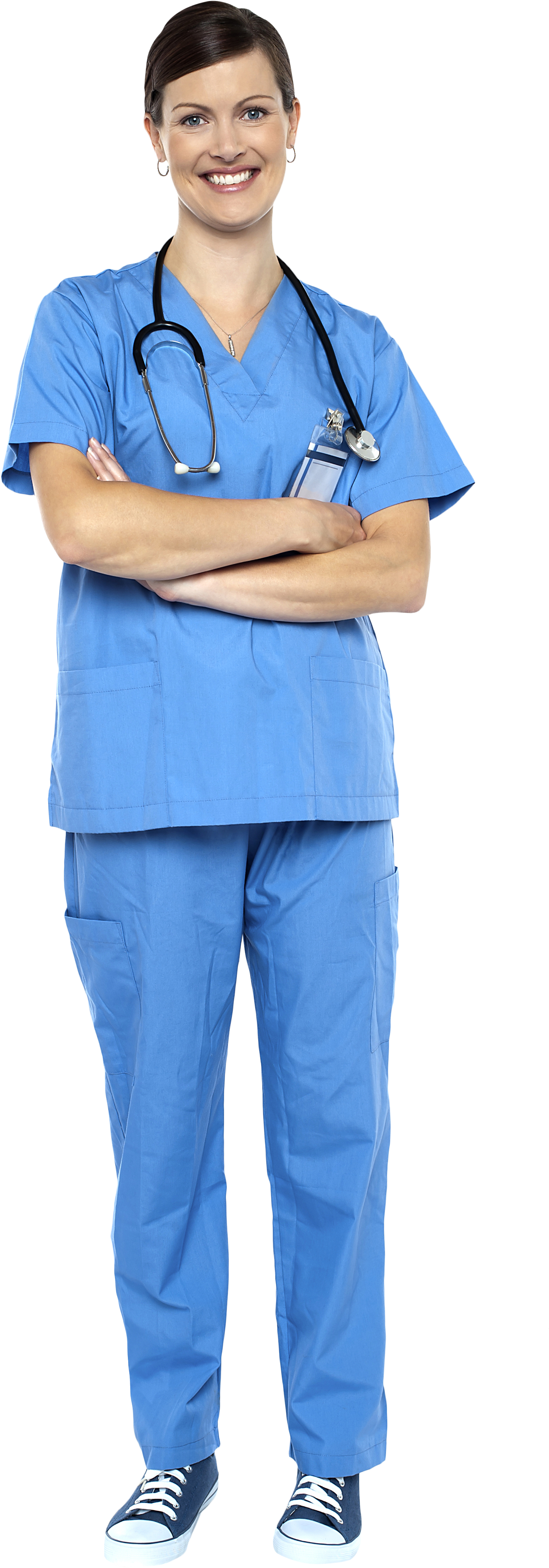 Female Doctor Png Image - Standing Clipart (3200x4809), Png Download