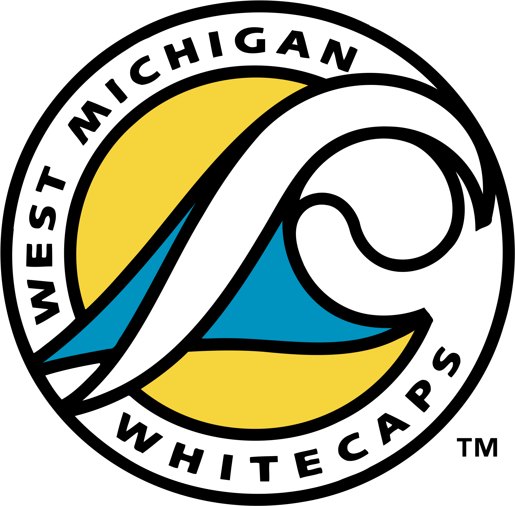 West Michigan Whitecaps Logo Png Transparent - West Michigan Whitecaps Logo Clipart (2400x2400), Png Download