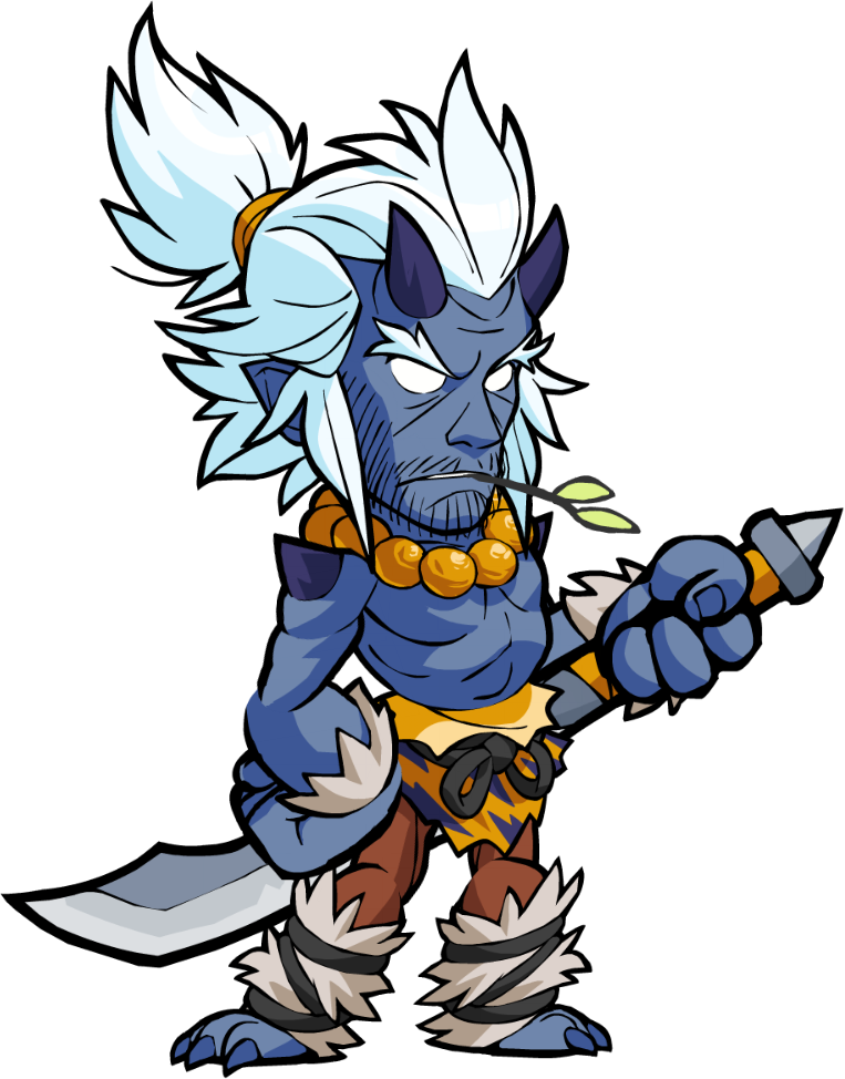 Brawlhalla Koji 2d Game Art, Game Character, Video - Brawlhalla Koji Png Clipart (763x974), Png Download