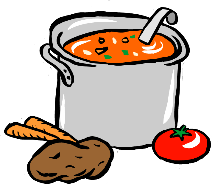 Soup Pot - Soup Clipart Free - Png Download (750x655), Png Download