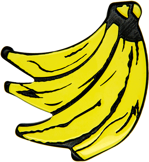 Large Sonia Rykiel Bananas Brooch Clipart (600x600), Png Download