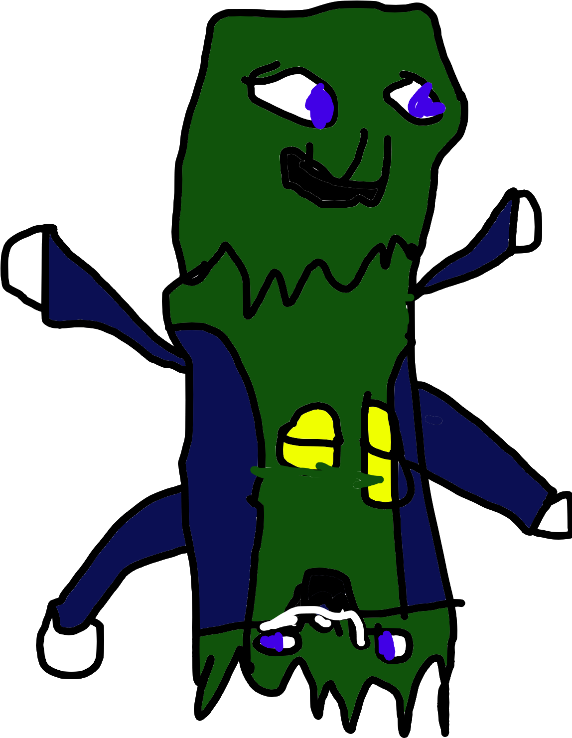 Paper Bag Monster Clipart (1226x1605), Png Download