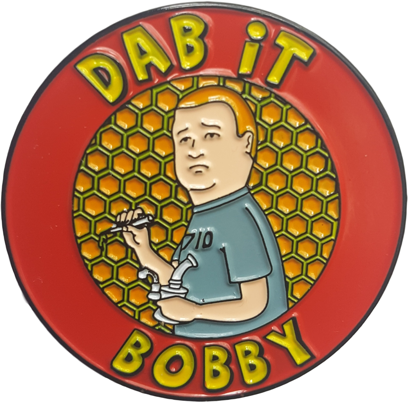 New Dab It Bobby Pin Dabbing King Of The Hill Cannabis - King Of The Hill Bobby Pin Clipart (739x730), Png Download