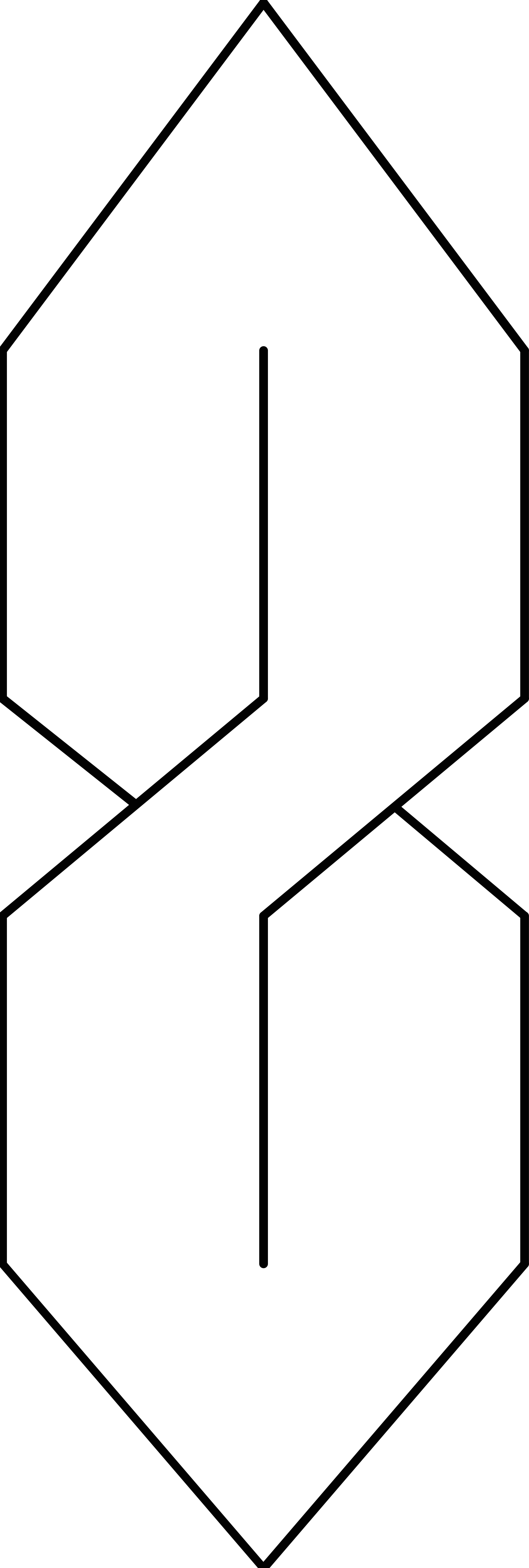 Clipart Of S And Transparent S - Three Fifths - Png Download (2000x5930), Png Download