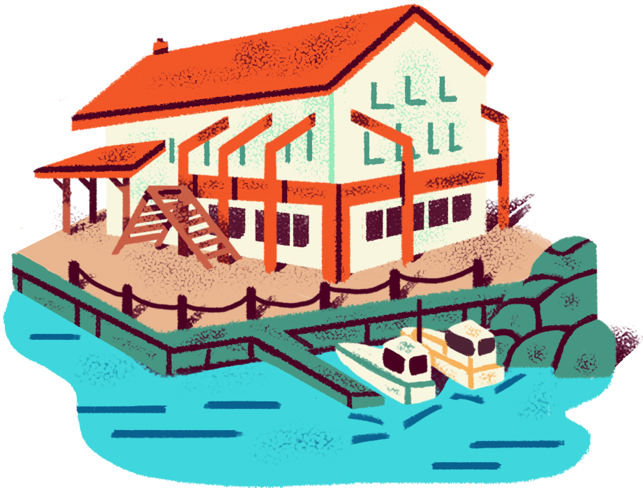 Boq 2018 Icon Meyers Pier Final - House Clipart (921x699), Png Download