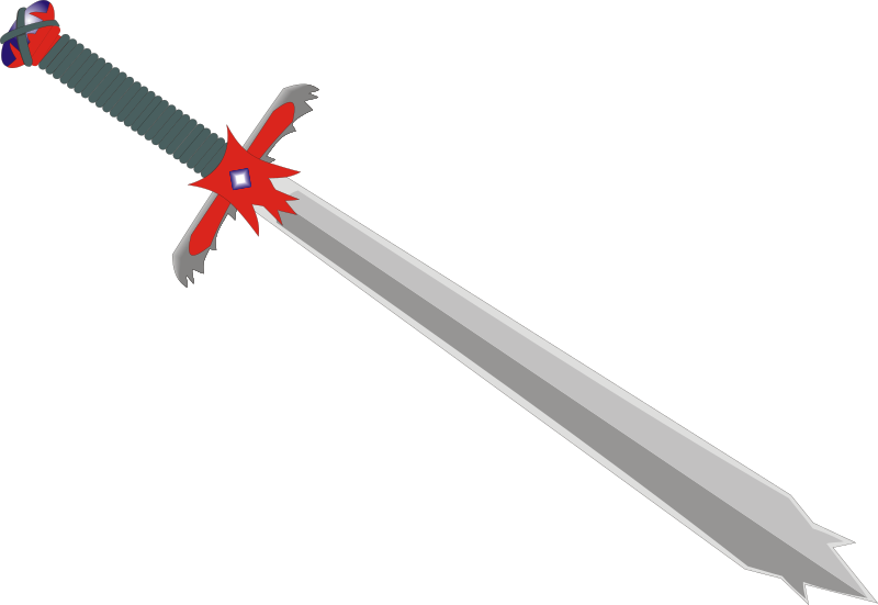 Medium Image - Sword Clipart (800x551), Png Download