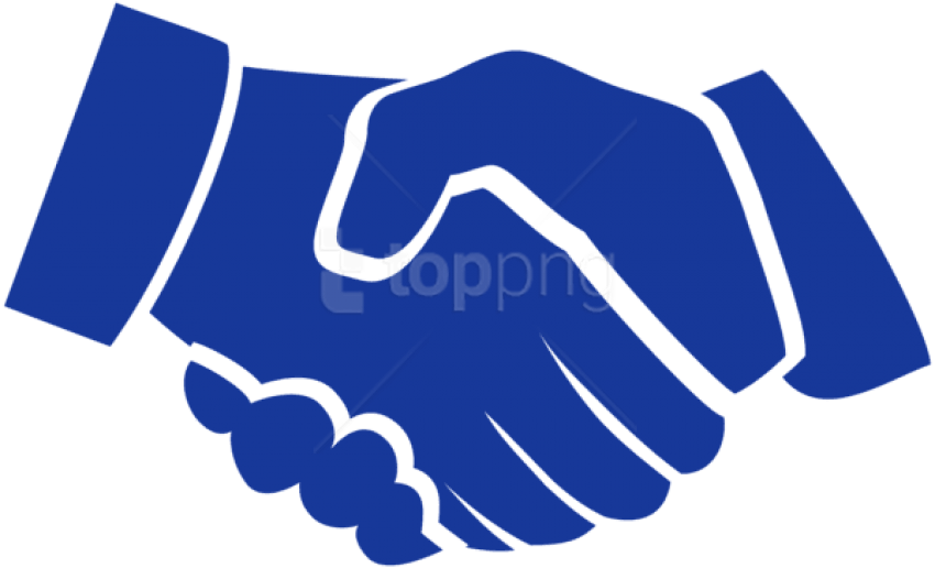 Free Png Download Handshake Transparent Clipart Png - Transparent Background Handshake Clipart (850x516), Png Download