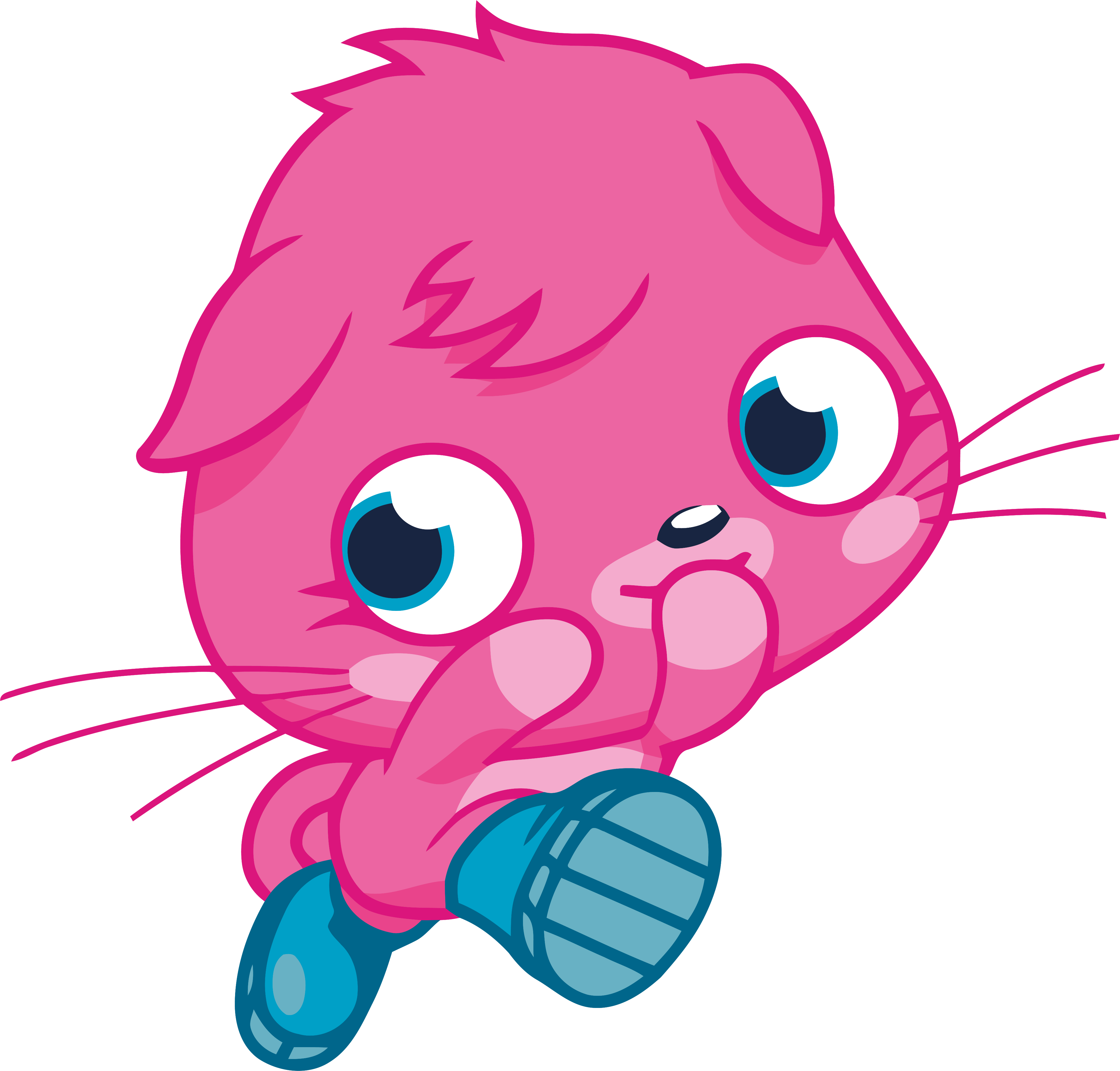Frames Moshi Char Mob Clipart Png - Cartoon Transparent Png (3945x3773), Png Download