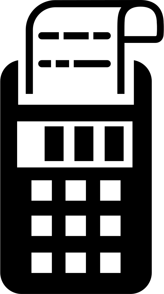 Printing Calculator Finance Tool Svg Png Icon Free - Кассовый Аппарат Рцпп Clipart (546x980), Png Download