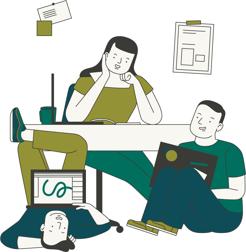 The Bluethumb Mentorship Program - Cartoon Clipart (999x1023), Png Download
