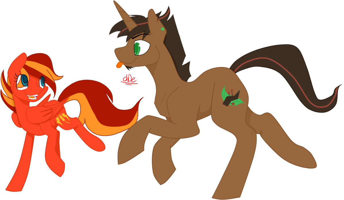 Xenovie, Completed Commission, Oc, Oc - Cartoon Clipart (1280x797), Png Download