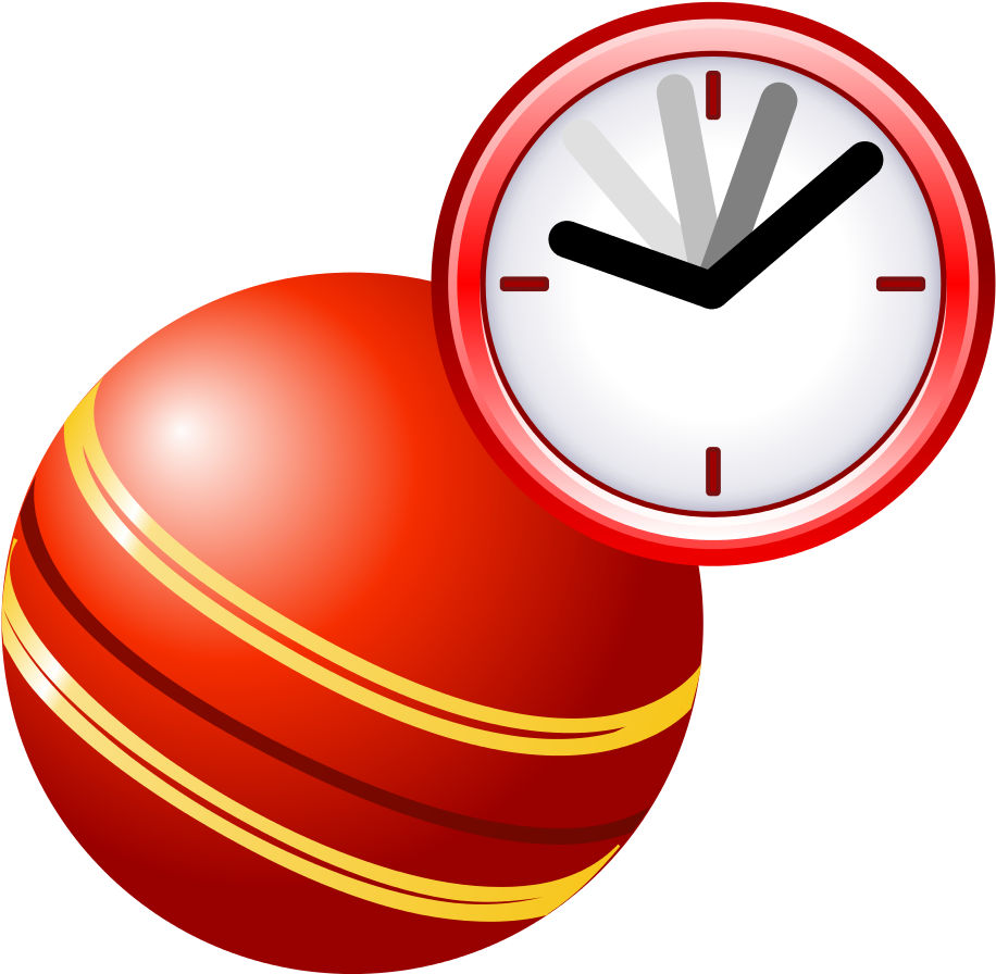 Cricket Current Event - Clock Clipart (1024x1024), Png Download