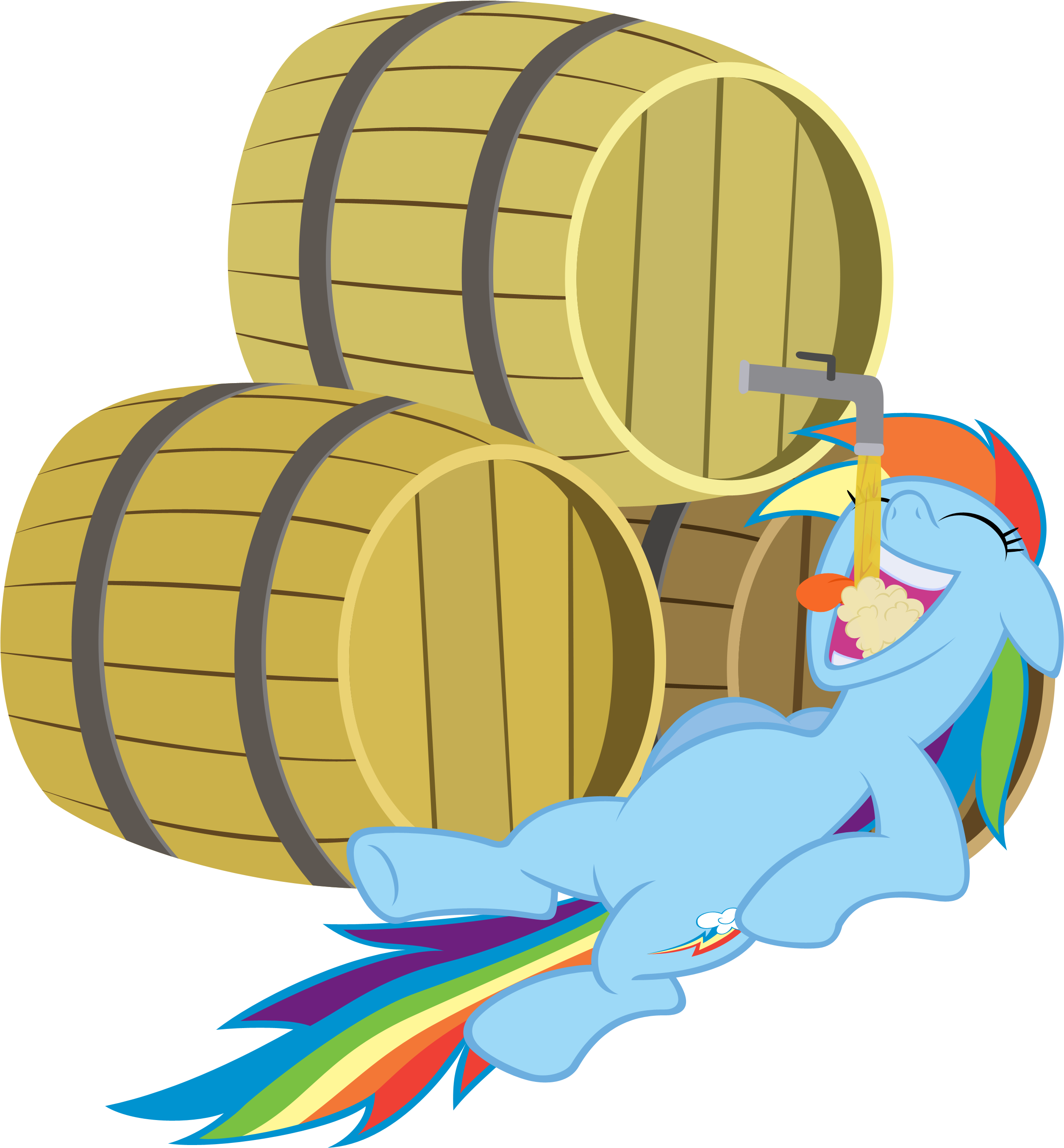 Rainbow Dash Cider Pinkie Pie Scootaloo Cartoon Clip - Png Download (2511x2709), Png Download