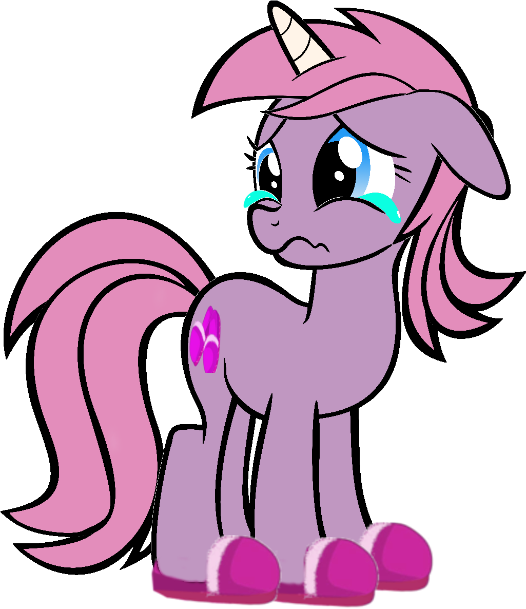 Clothes, Crying, Pony, Sad, Safe, Slippers, Solo, Stompy - Cartoon Clipart (1024x1320), Png Download