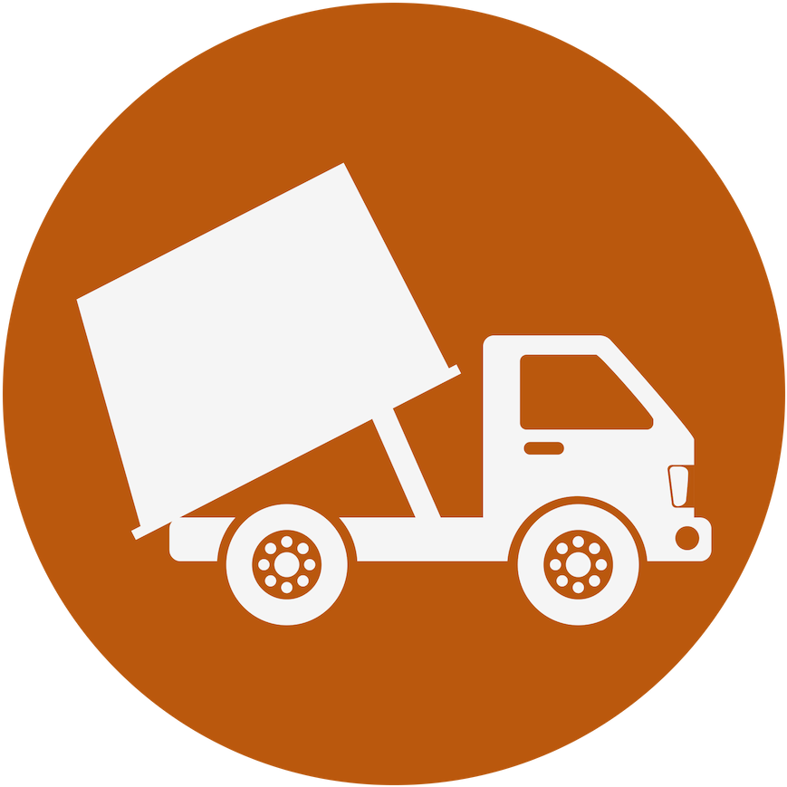 Being Run Over By Garbage Trucks/crushed By Contents Clipart (1080x1080), Png Download
