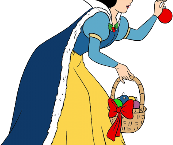 Snow White Clipart Christmas - Cartoon - Png Download (640x480), Png Download