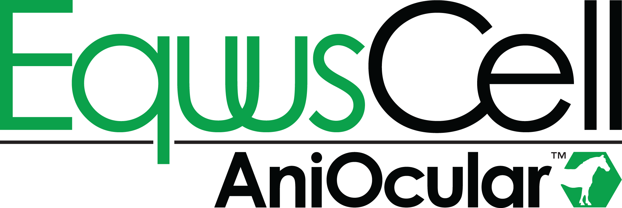 Equuscell Aniocular For Eye Wounds And Descemetocele - Circle Clipart (2057x689), Png Download